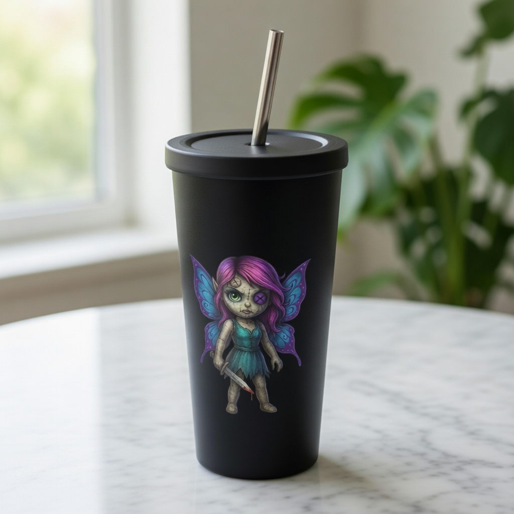 Lyla Thornwick - Insulated tumbler with a straw