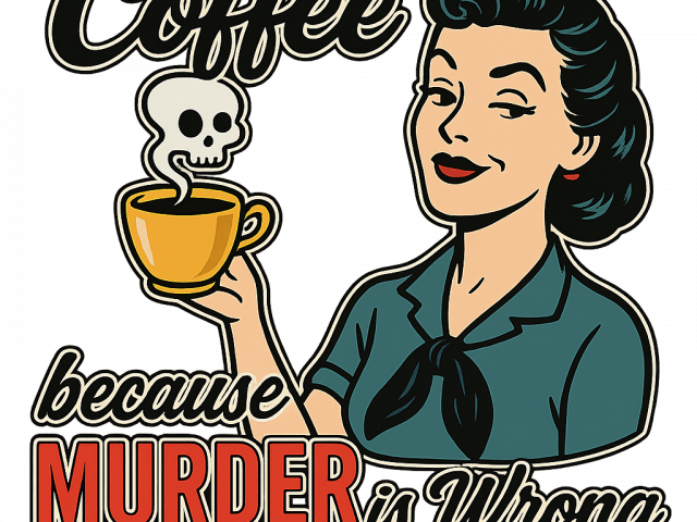 Coffee Because Murder Is Wrong