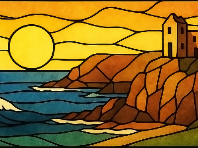 Clifftop Glow at Day’s End.