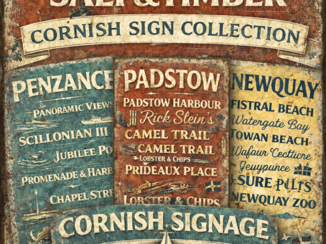 Salt & Timber: Cornish Signs