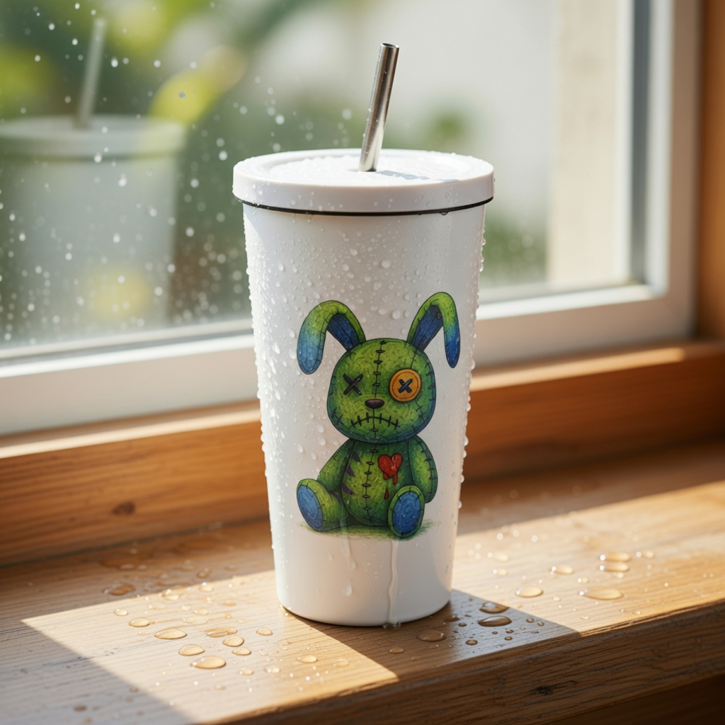 Oliver Dripwood - Insulated tumbler with a straw