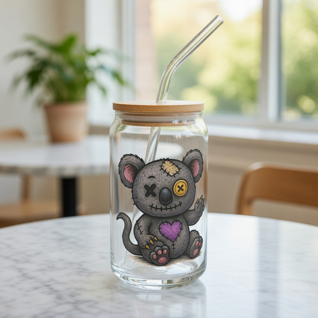 Milo Patchwick - Can-shaped glass