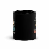 Coffee Because Murder Is Wrong - Black Glossy Mug