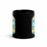 Coastal Calm - Black Glossy Mug