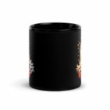 WHAT THE CLUCK EH - COCKREL - Black Glossy Mug