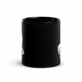 SORT YOURSELF OUT - HEN - Black Glossy Mug