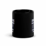 DREAM HAS CRASHED - Black Glossy Mug
