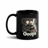 Ooops - Black Glossy Mug