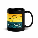 Golden Tide at St Michael’s Mount - Black Mug