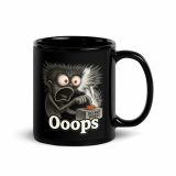 Ooops - Black Glossy Mug