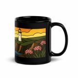Beacon of the Western Cliffs - Black Glossy Mug