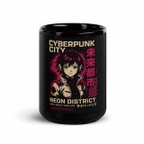 Neon District - Black Glossy Mug