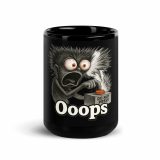 Ooops - Black Glossy Mug