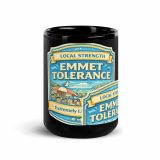 Local Strength – Black Glossy Mug