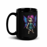 Lyla Thornwick - Black Glossy Mug