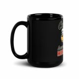 Coffee Because Murder Is Wrong - Black Glossy Mug