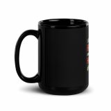 Hot Wife to Hot Mess - Black Glossy Mug