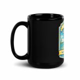 Coastal Calm - Black Glossy Mug