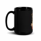 WHAT THE CLUCK EH - COCKREL - Black Glossy Mug