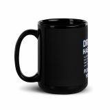 DREAM HAS CRASHED - Black Glossy Mug
