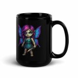 Lyla Thornwick - Black Glossy Mug