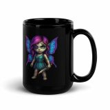 Lyla Thornwick - Black Glossy Mug