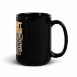 Don't worry about the laundry nobody is DOING me either - Black Glossy Mug