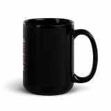 Hot Wife to Hot Mess - Black Glossy Mug