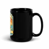 Pasties First - Black Glossy Mug