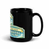 Coastal Calm - Black Glossy Mug