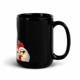 SORT YOURSELF OUT - HEN - Black Glossy Mug