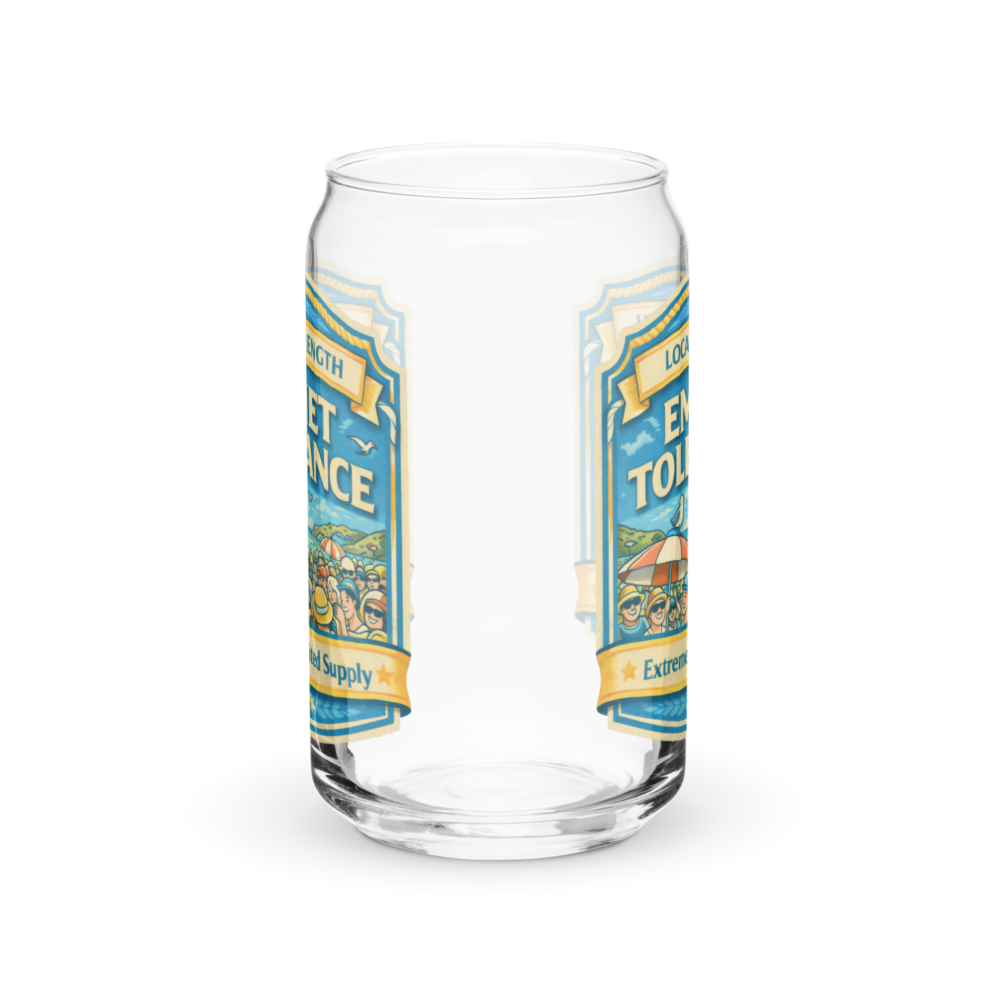 Local Strength - Can-shaped glass