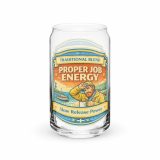 Proper Job Energy - Can-shaped glass
