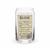 Bude Coastal Signboard - Can-shaped glass