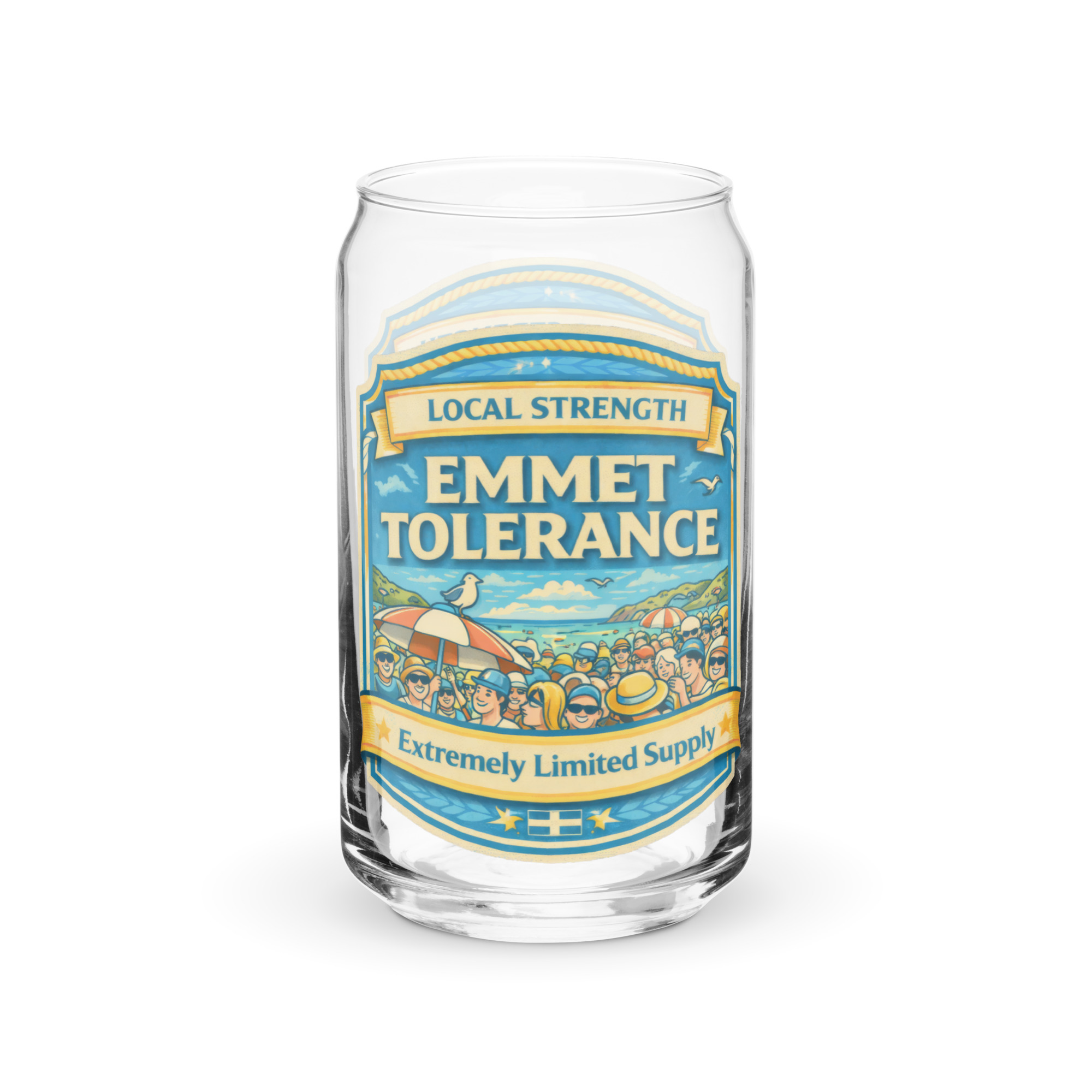 Local Strength - Can-shaped glass