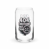 404 Emotions Not Found - Can-shaped glass