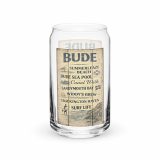 Bude Coastal Signboard - Can-shaped glass