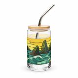 Tides of the Mount - Can-shaped glass