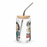 Coffee Because Murder Is Wrong - Can-shaped glass