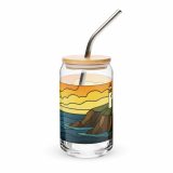 Beacon of the Western Cliffs - Can-shaped glass