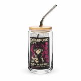 Neon District - Can-shaped glass