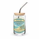 Coastal Calm - Can-shaped glass