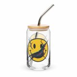 SMILE GLITCH - Can-shaped glass
