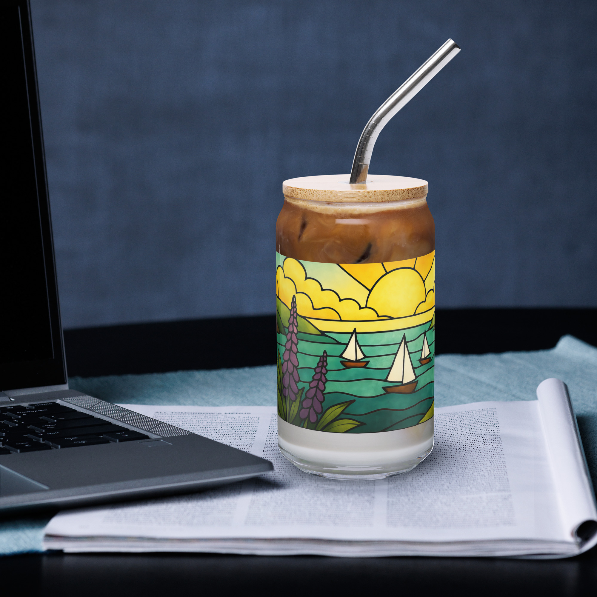 Harbour Light at Golden Bay - Can-shaped glass