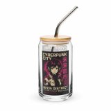 Neon District - Can-shaped glass