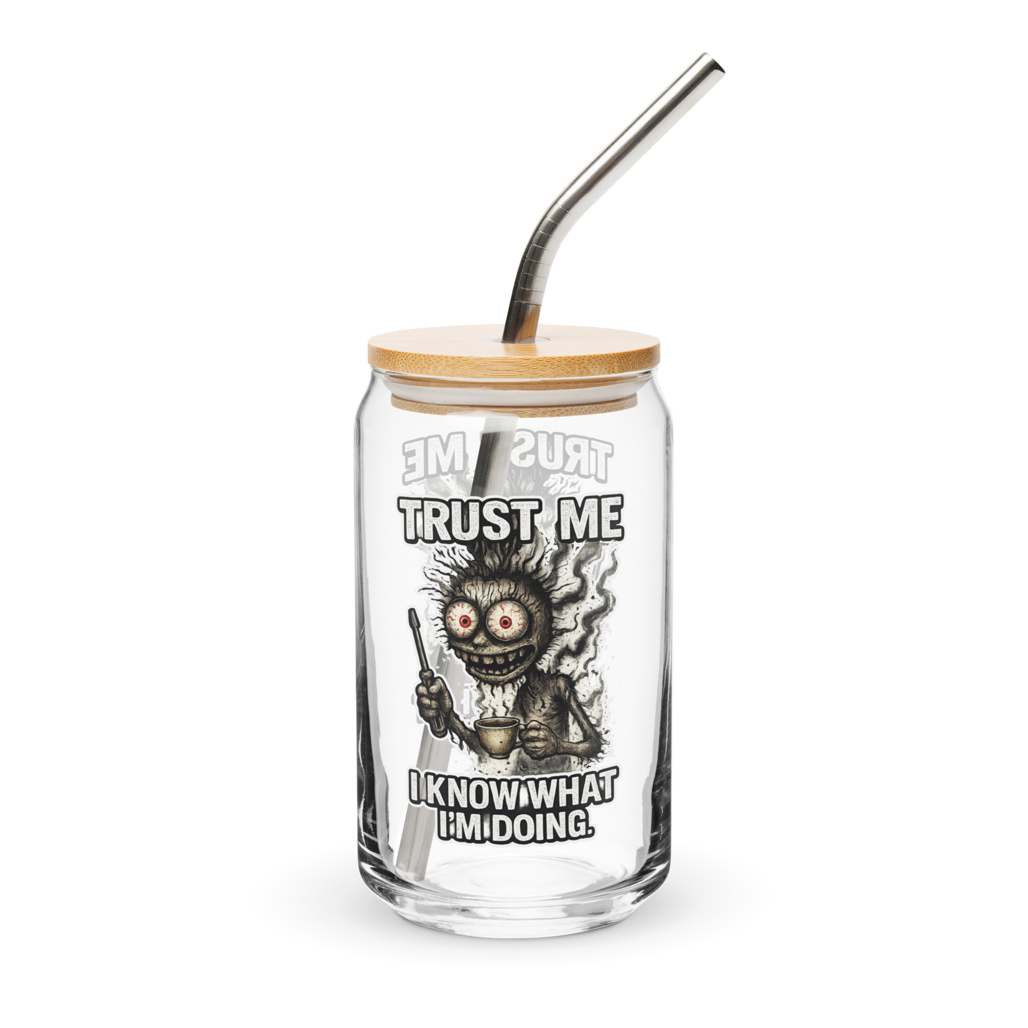 ERIC TRUST ME - Can-shaped glass