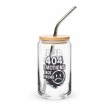 404 Emotions Not Found - Can-shaped glass