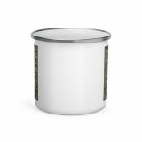 Penzance Coastal Signboard – Enamel Mug white 12oz front — Salt & Timber: Cornish Signs