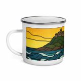 Golden Tide at St Michael’s Mount - Enamel Mug
