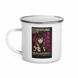 Neon District - Enamel Mug
